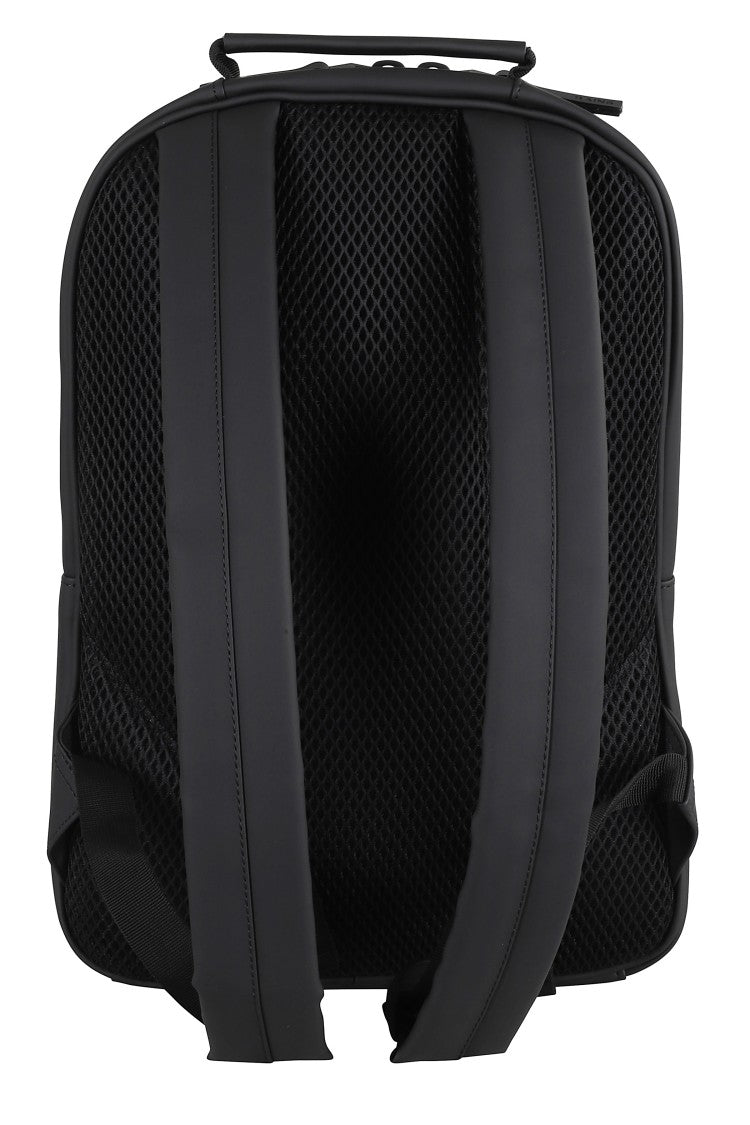 Rains Black Daypack With Padded Shoulder Straps