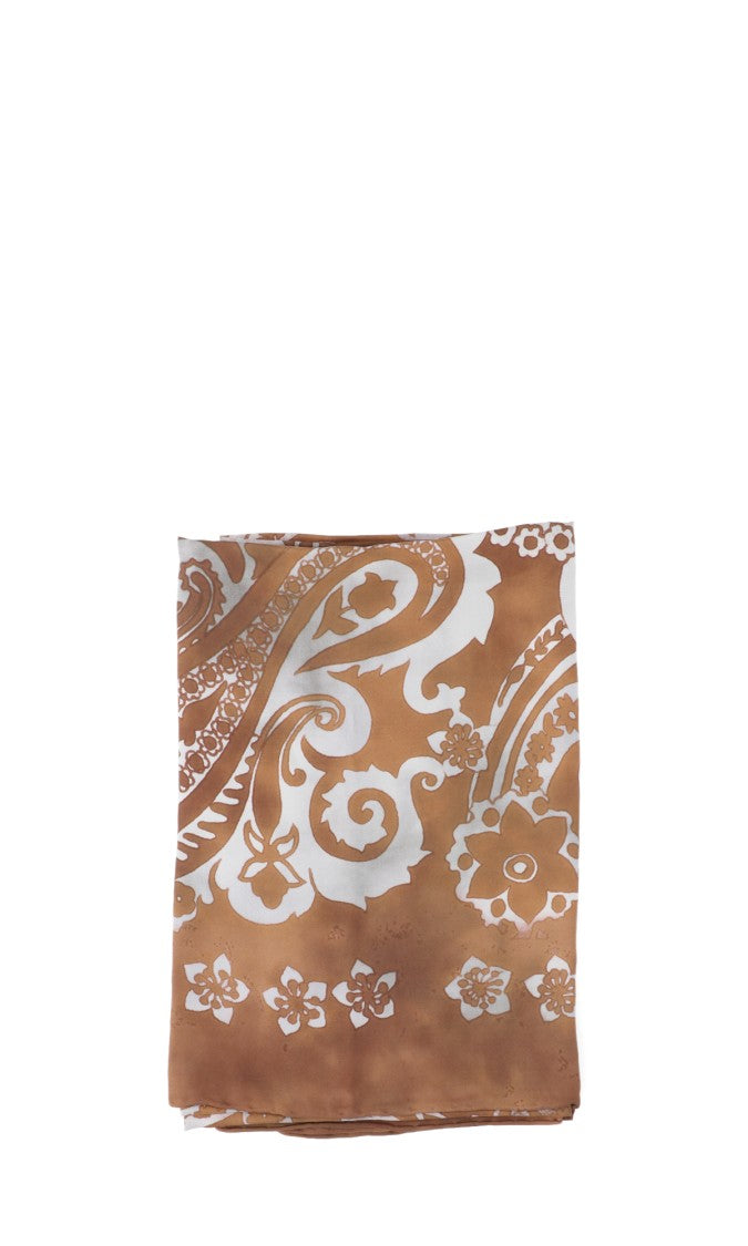 Destin Intricate Floral And Paisley Pattern Scarf