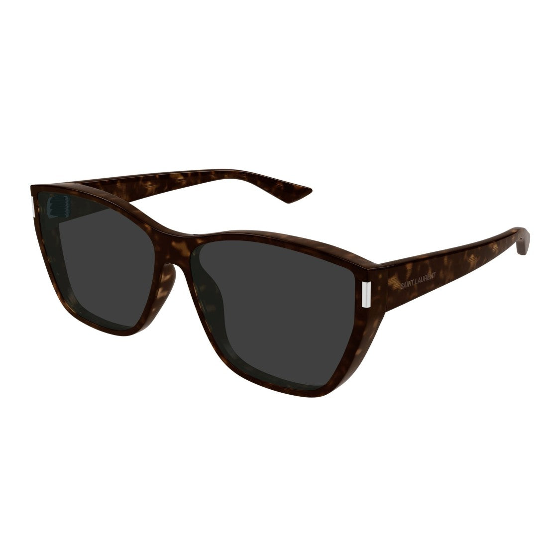 Saint Laurent Oversized Square Frame Tortoiseshell Sunglasses