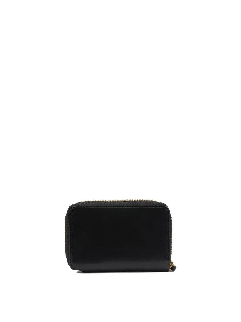 Gianni Chiarini Rectangular Leather Wallet With Zip-Around Closure