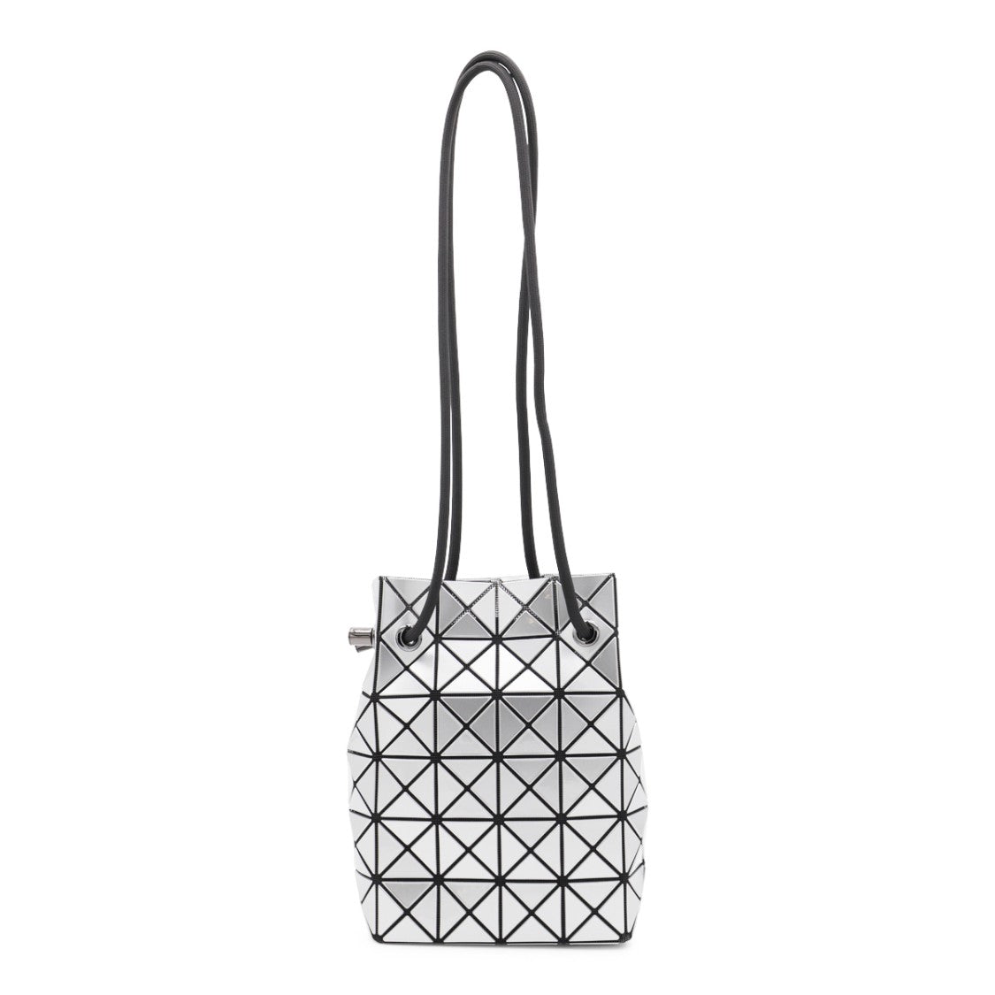 Bao Bao Issey Miyake Geometric Silver Bag With Interconnected Panels