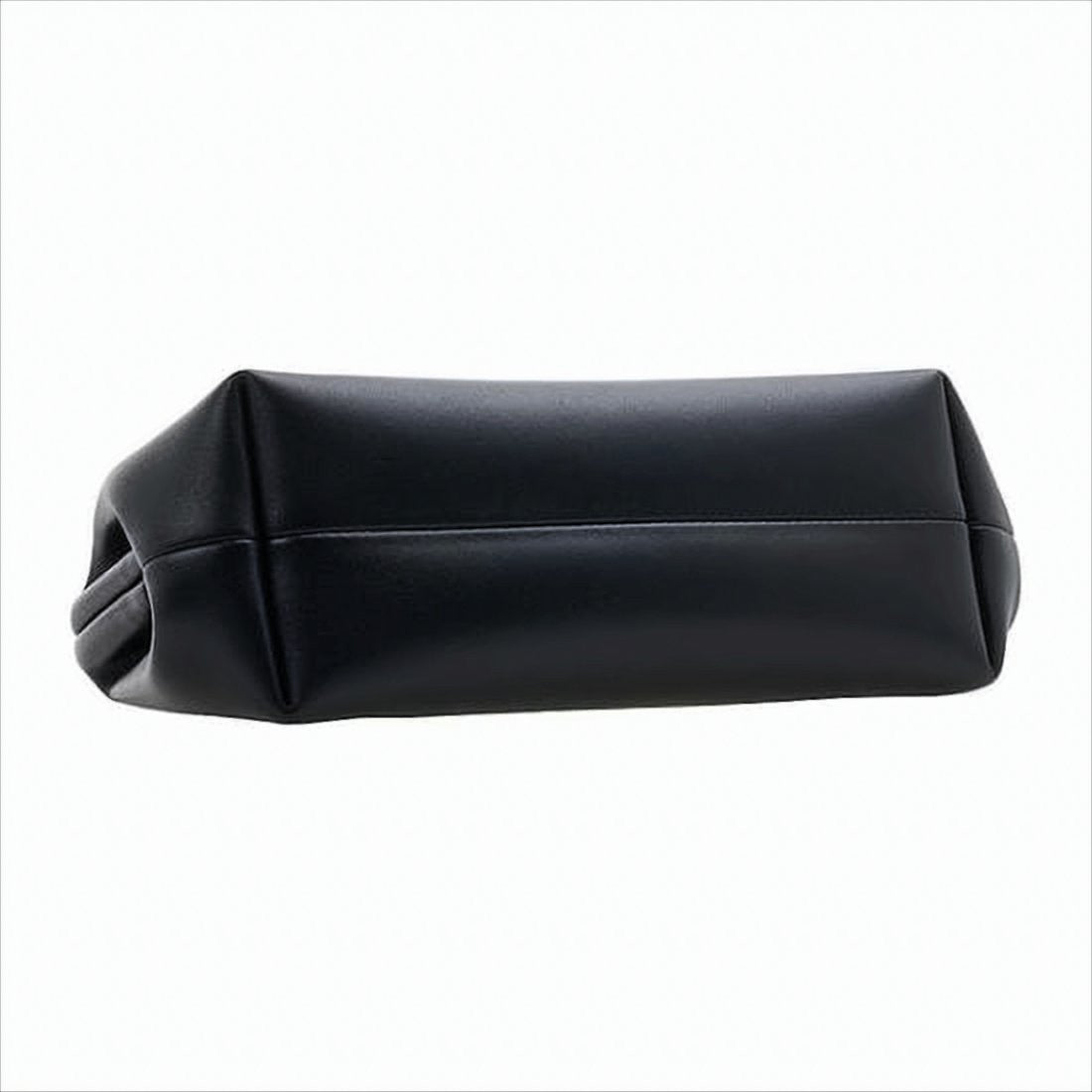 Valentino Garavani Structured Black Leather Shoulder Bag