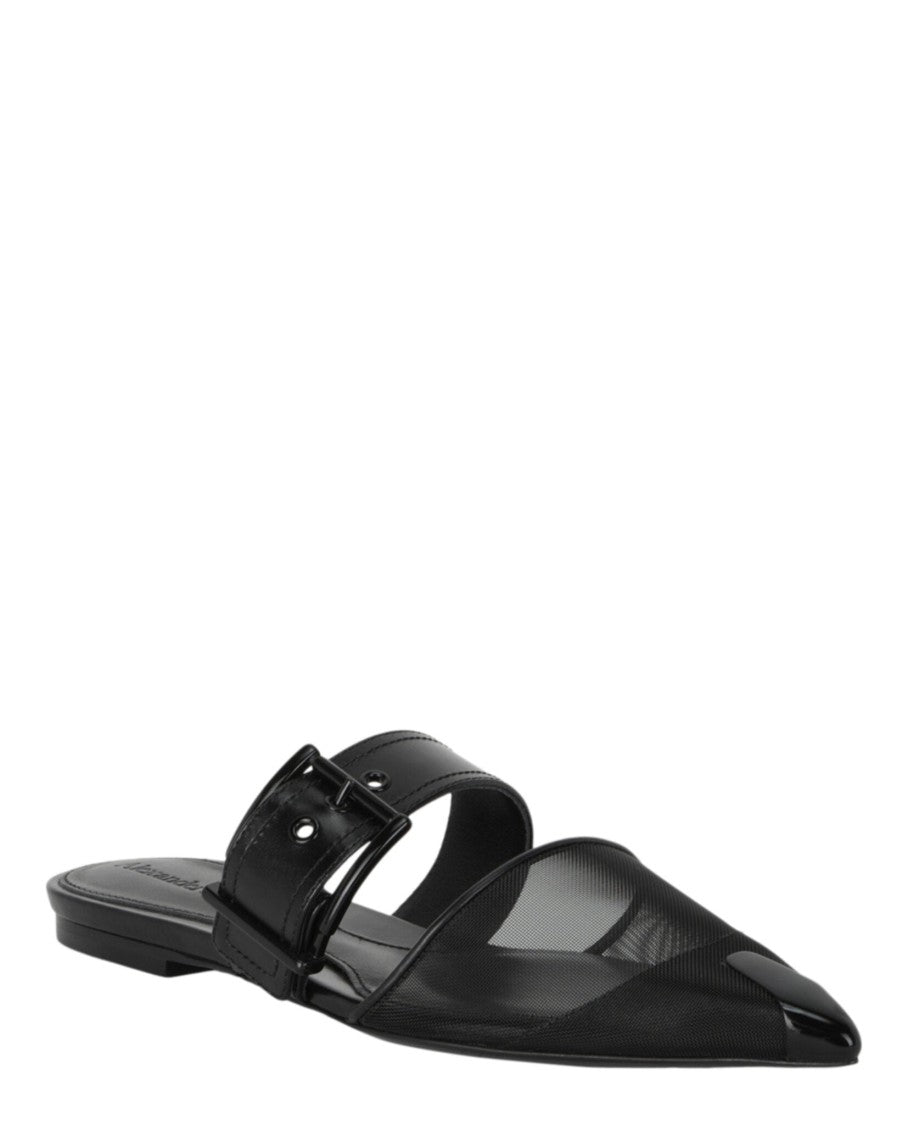 Alexander Mcqueen Mesh Punk Mules