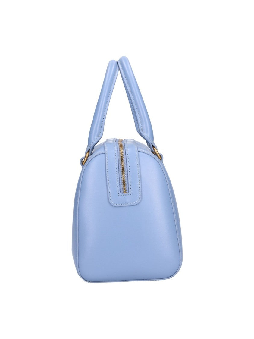 Liu Jo Blue Denim Handbag Gold Hardware Logo