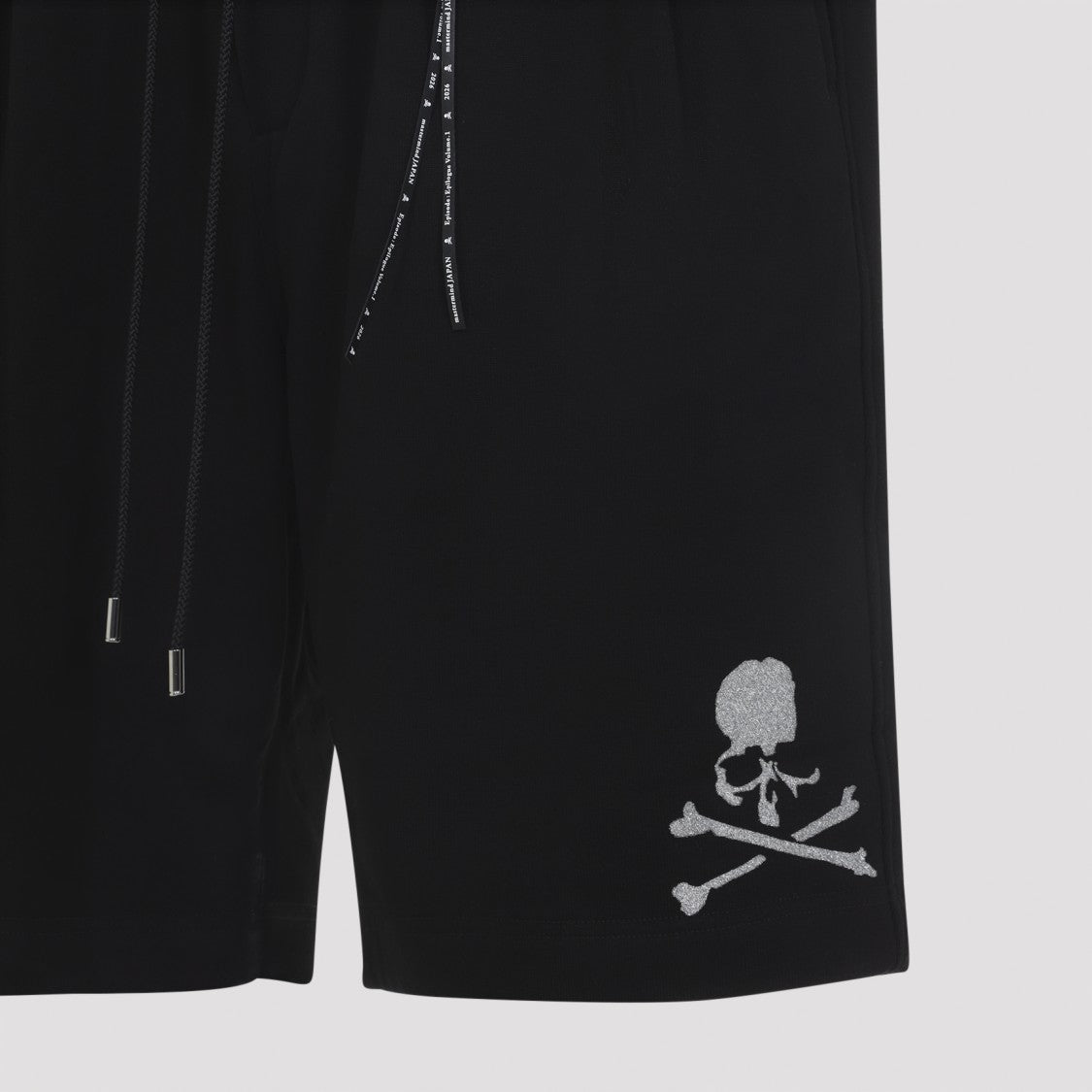 Mastermind Black Bermuda Shorts With Elastic Waistband
