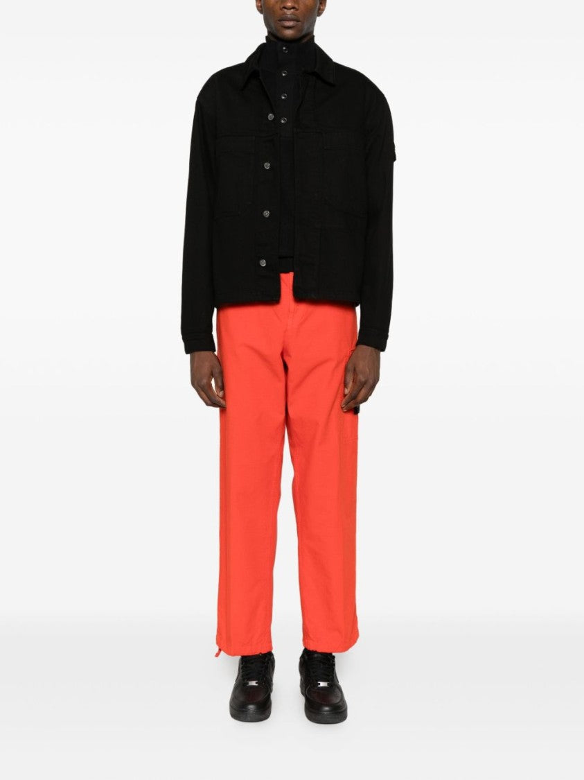 C.P. Company High Collar Pullover With Buttoned Placket