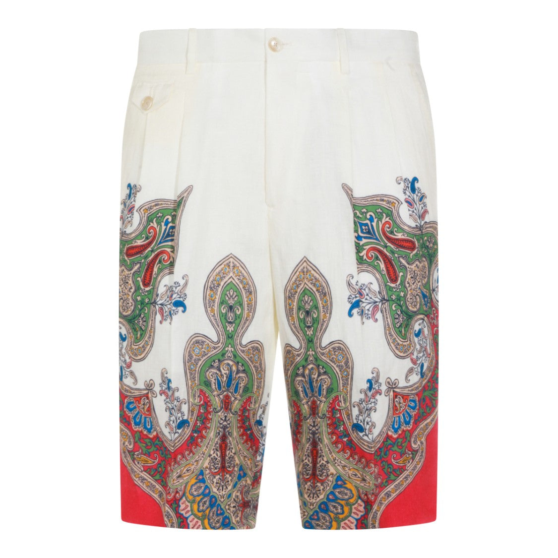 Etro Ornate Paisley-Patterned Etro Shorts