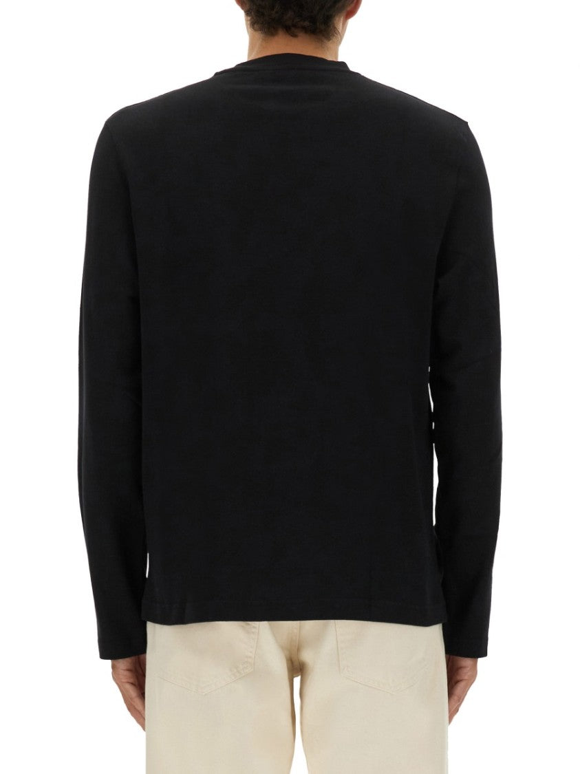 Jacquemus Neutrals Left Chest Logo Cotton T-Shirt