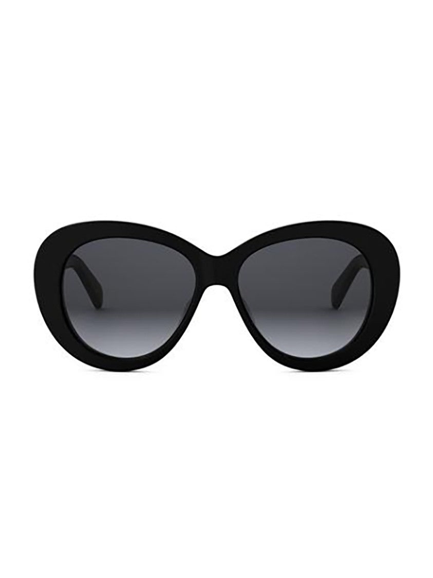 Celine Black Cl40317u Oval Gold Sunglasses