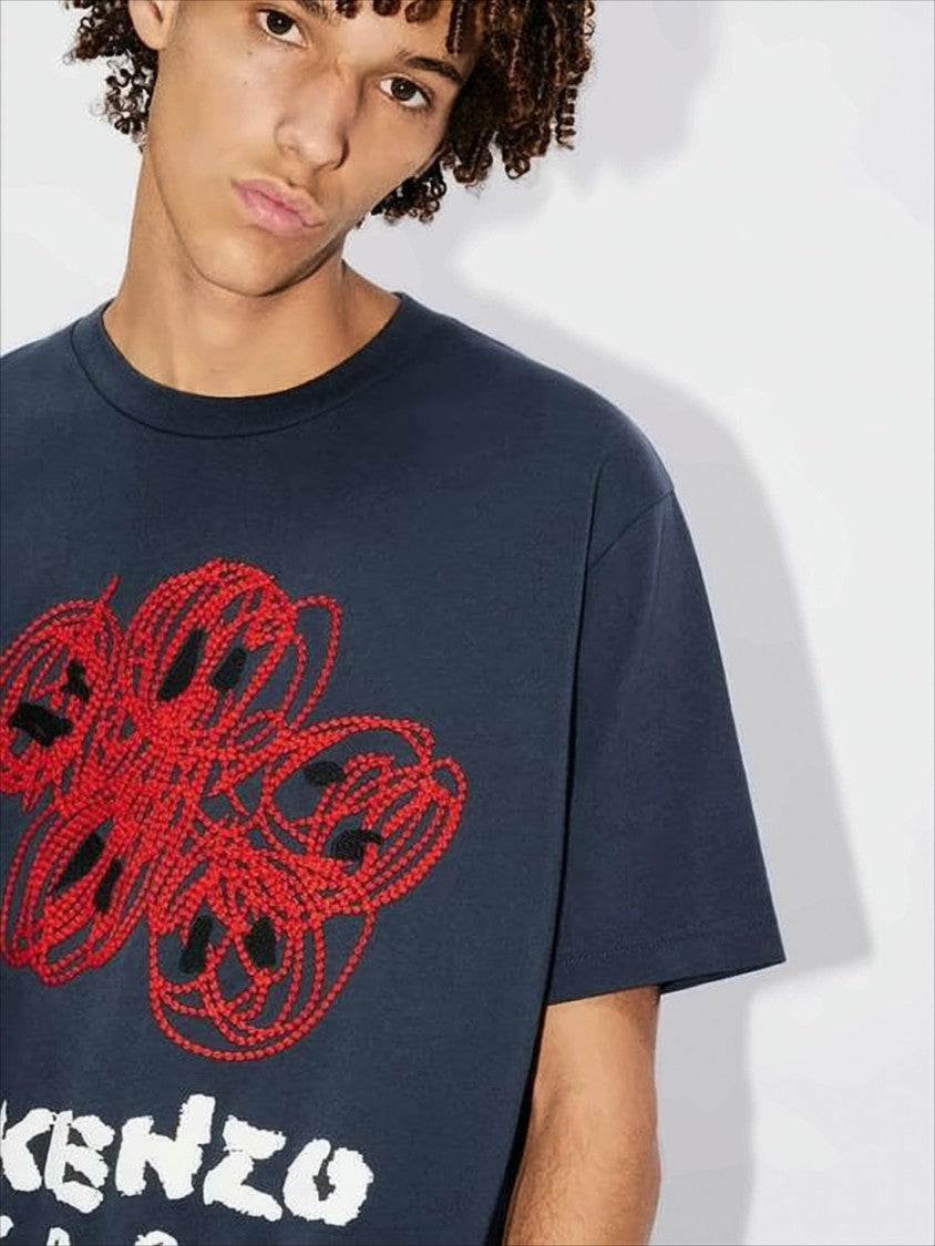 Kenzo Relaxed Fit Graphic T-Shirt With Bold Design