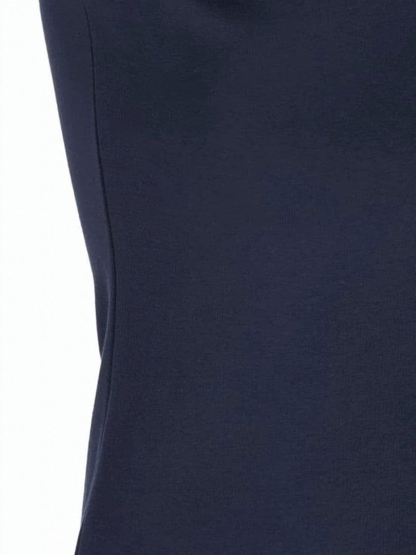 Celine Fitted Short-Sleeve Top With Embroidered Logo Detail