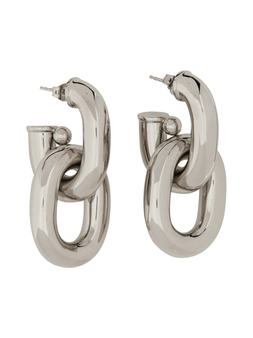 Rabanne Xl Double Hoop Link Earrings
