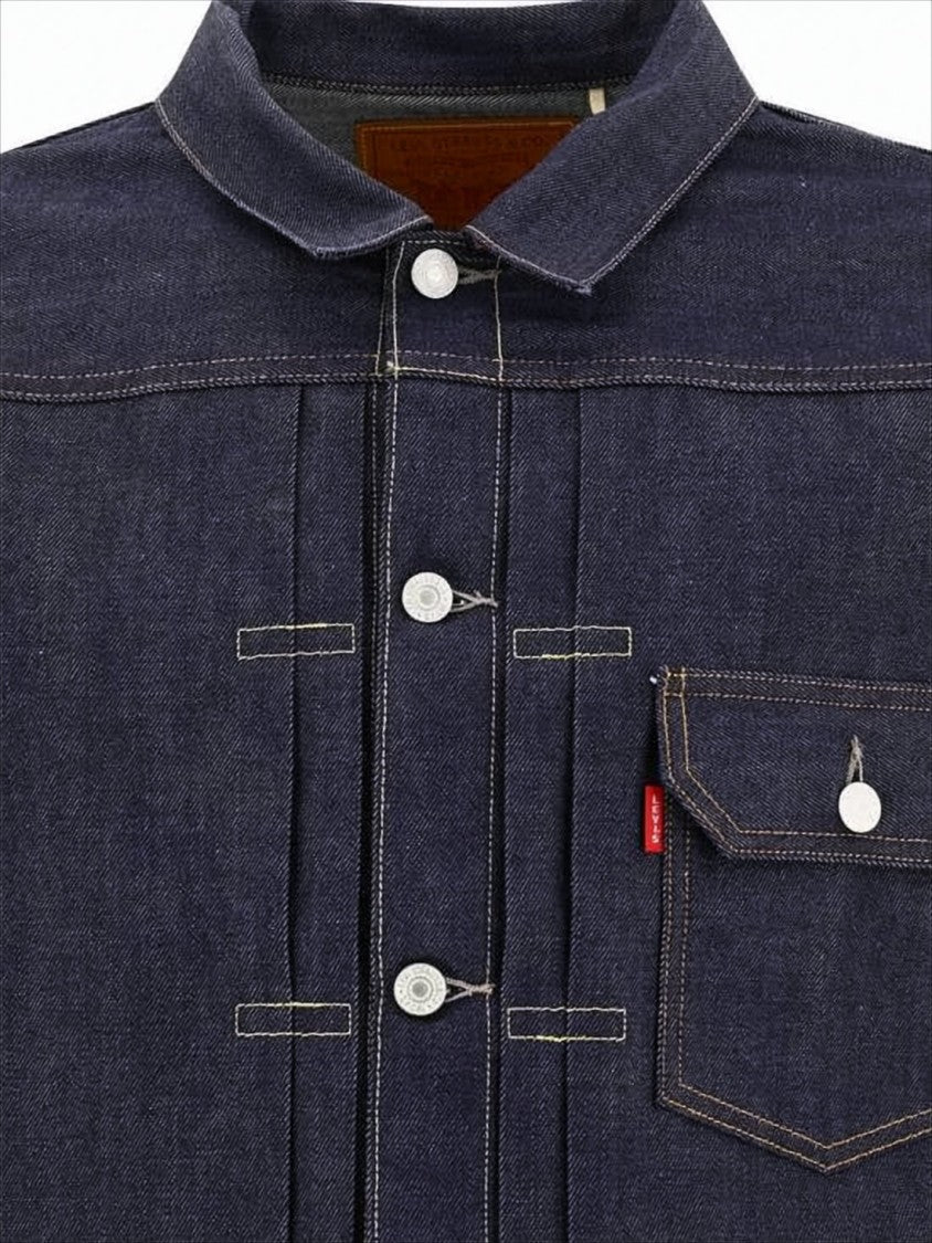 Levi's Classic Denim Jacket With Adjustable Waist
