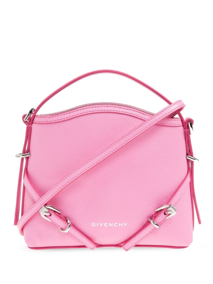 Givenchy Voyou Nano Handbag In Pink Leather