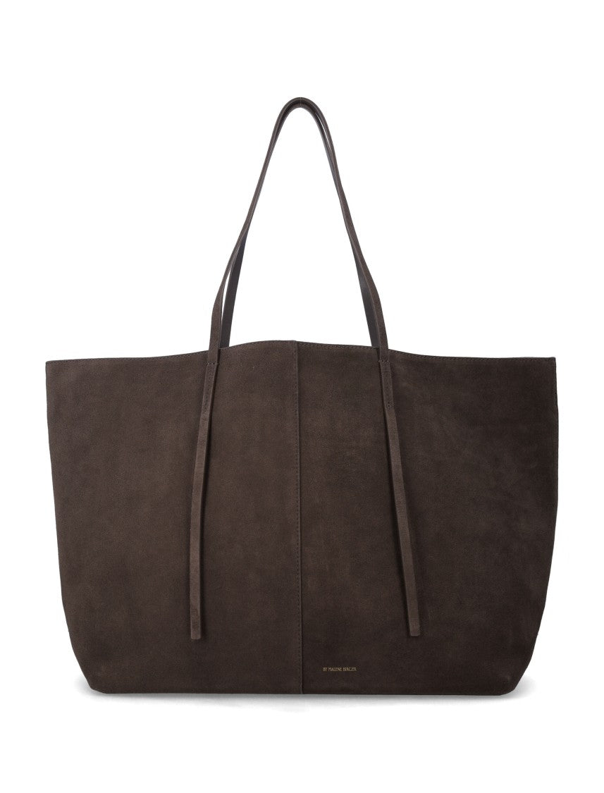 By Malene Birger Abilla Oversized Leather Tote Bag In Suede