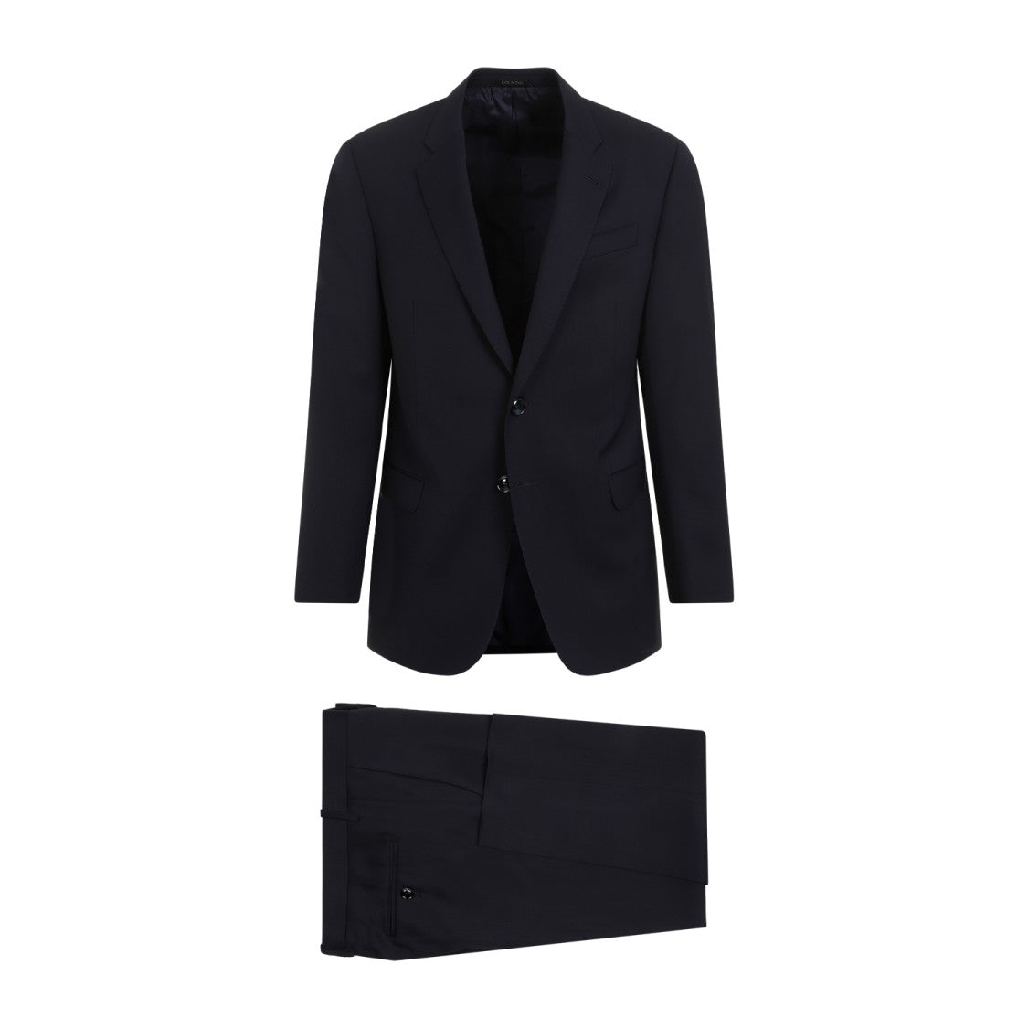 Giorgio Armani Dark Navy-Blue Virgin Wool Suit