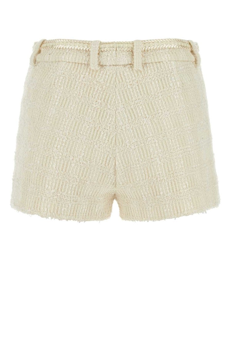 Gucci Ivory Tweed Shorts