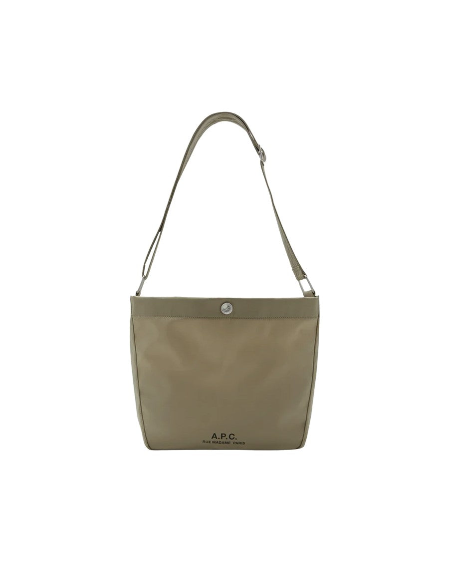 A.P.C. Small Khaki Shoulder Bag With Adjustable Strap