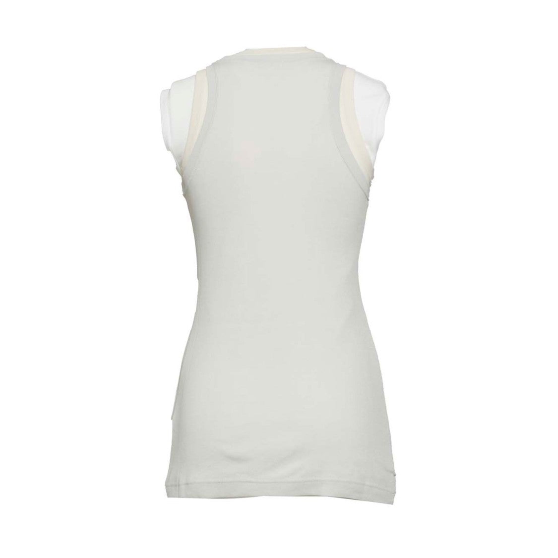 Jil Sander Natural Three Layer Cotton Top