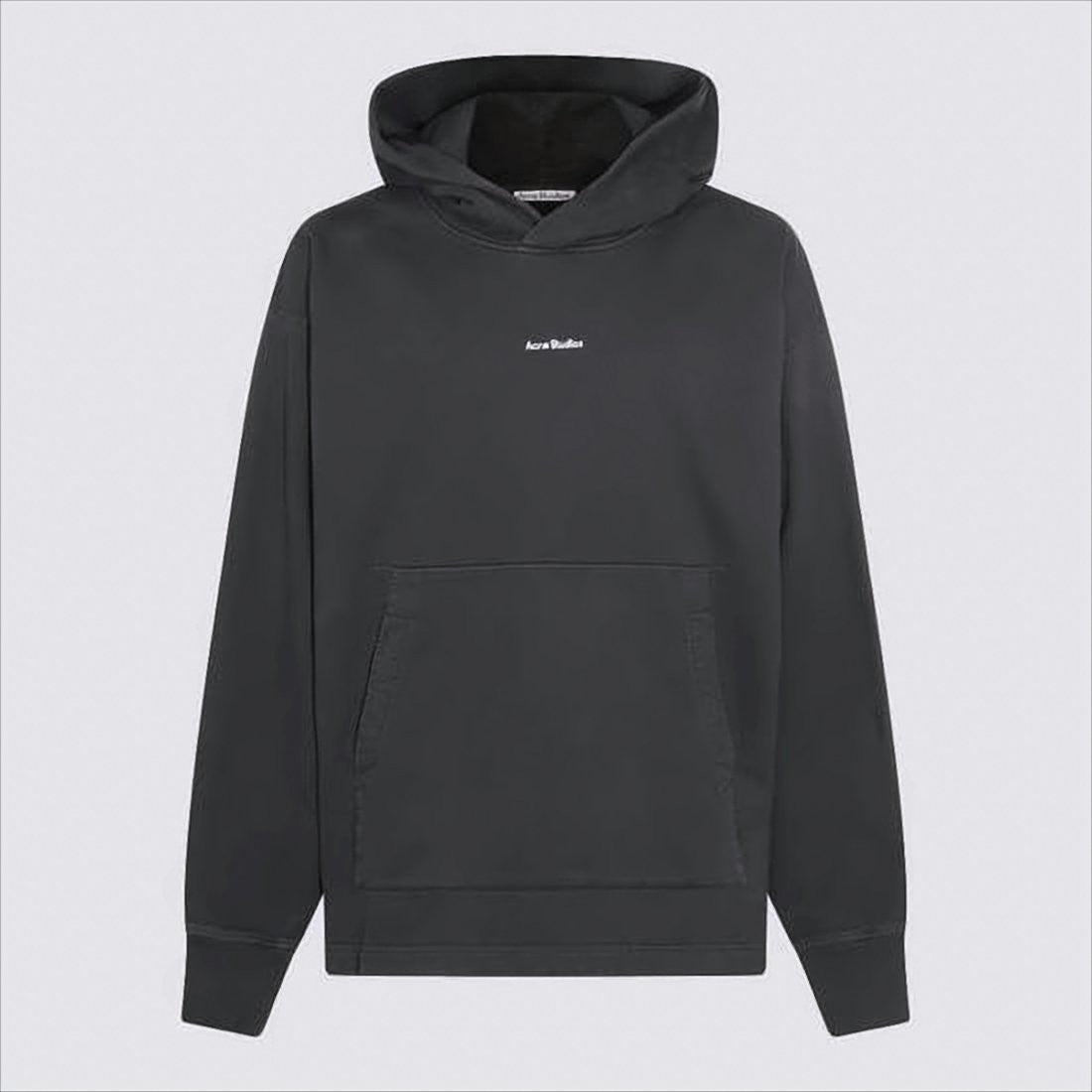 Acne Studios Relaxed-Fit Cotton Hoodie With Subtle Embroidered Logo