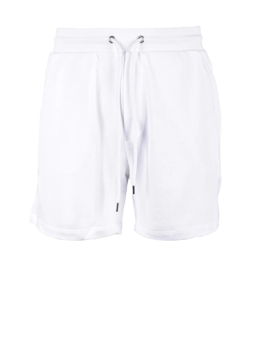 Costume National Bermuda Shorts In Soft Cotton Sweatshirt Fabric