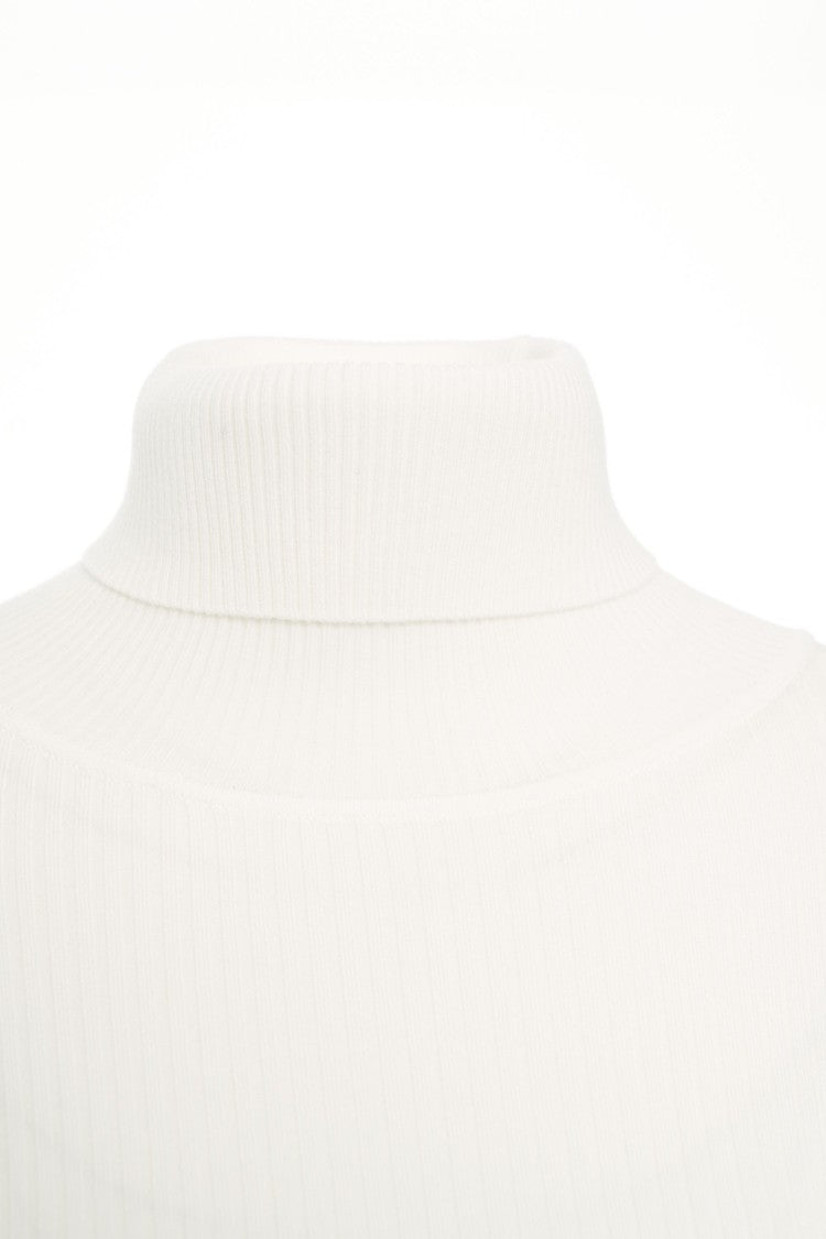 Elisabetta Franchi Ribbed Turtleneck Sweater