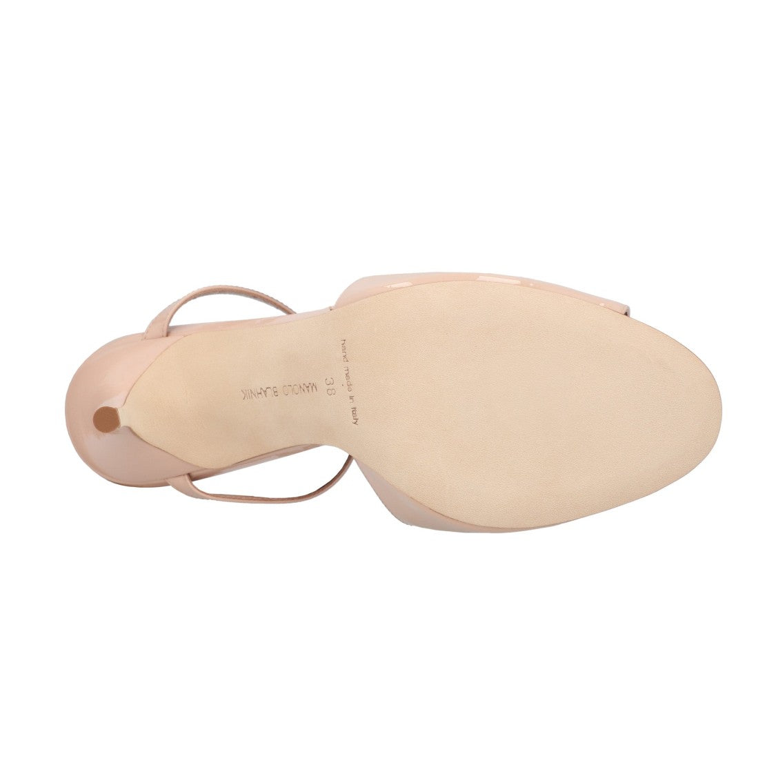 Manolo Blahnik Hourani 105 Sandal Beige