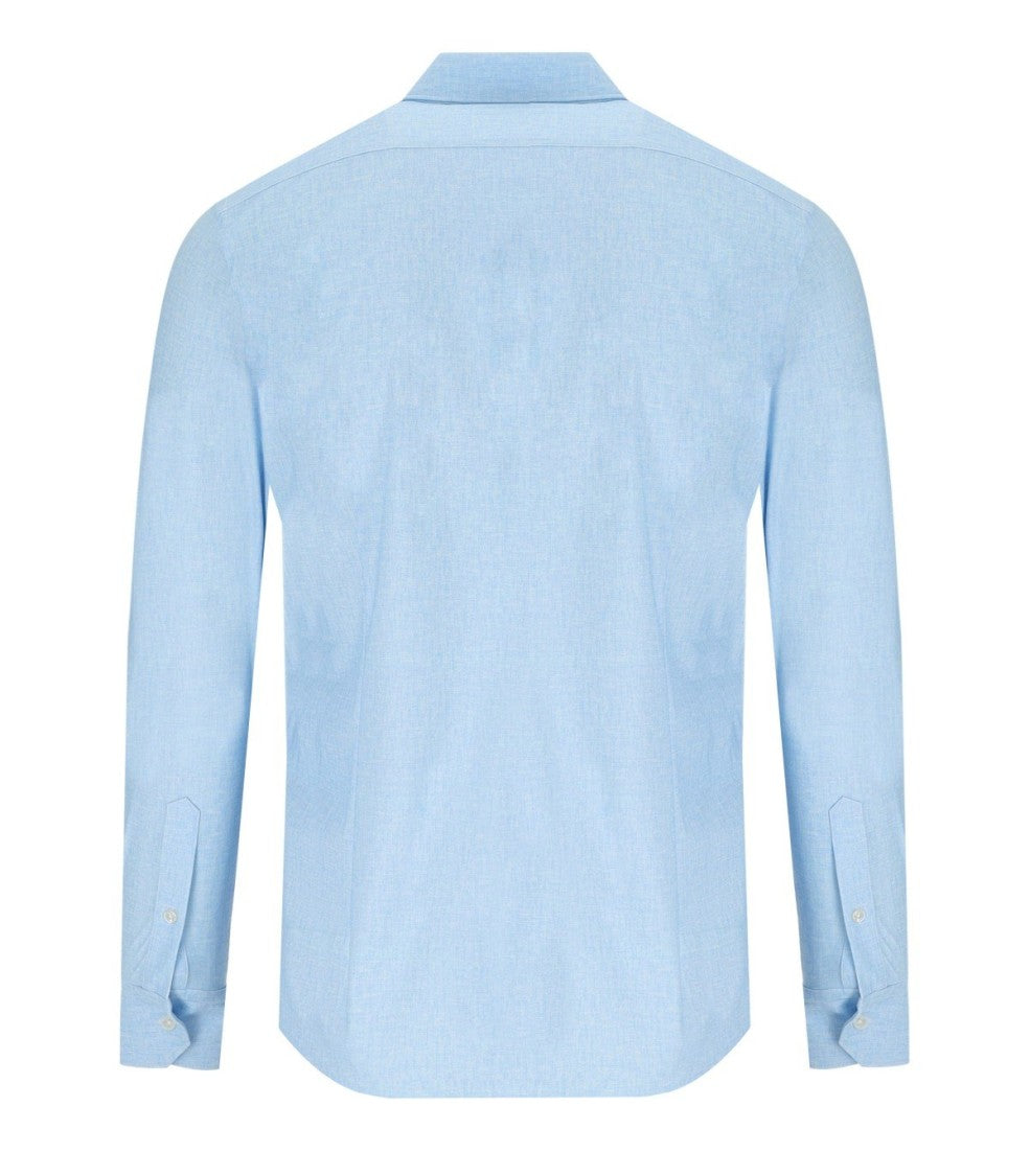 Archivium Light Blue Linen Effect Shirt