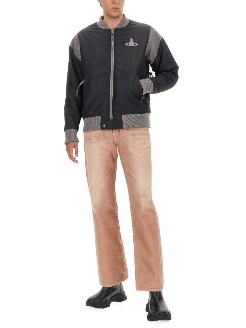 Vivienne Westwood Bomber Jacket With Logo