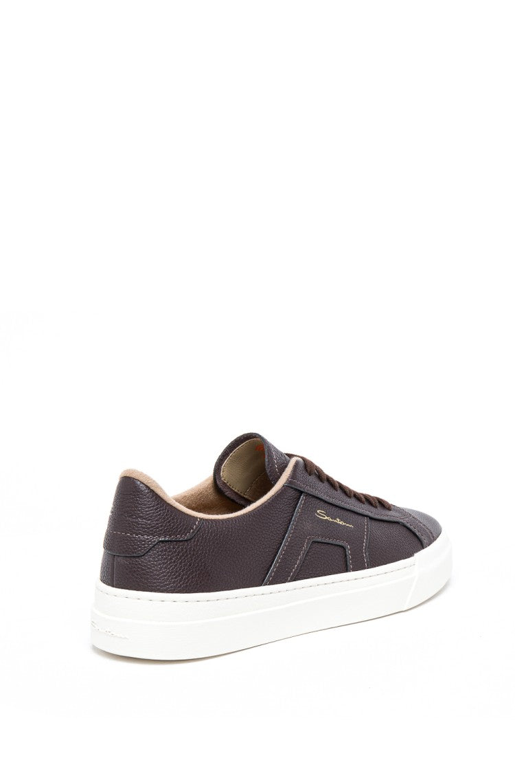Santoni Gloria Model Leather Sneakers
