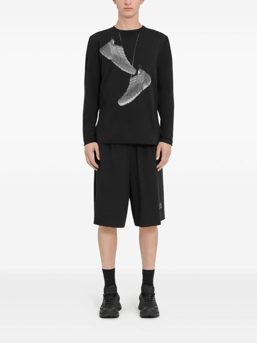 Mm6 By Maison Margiela X Salomon Crew Neck Long-Sleeve Shirt