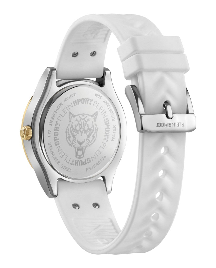 Plein Sport Quartz Movement Stainless Steel Watch With Enamel Dial