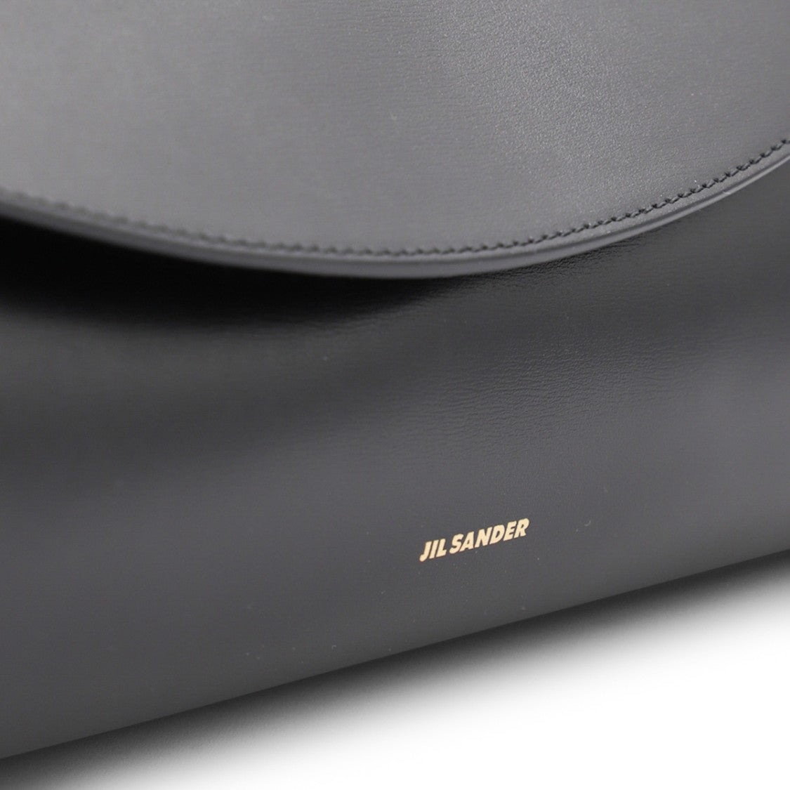 Jil Sander Cannolo Large Shoulder Bag With Curved Flap And Adjustable Strap