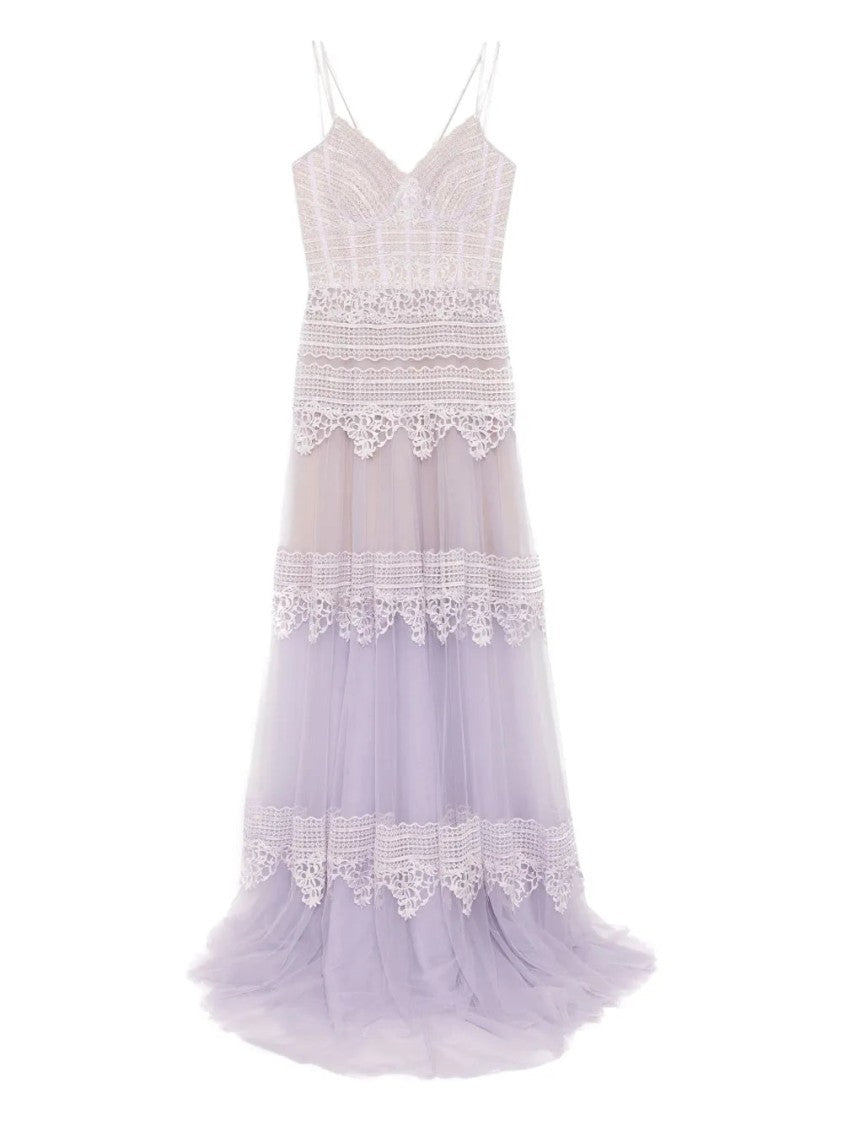 Saiid Kobeisy Lace Long Dress
