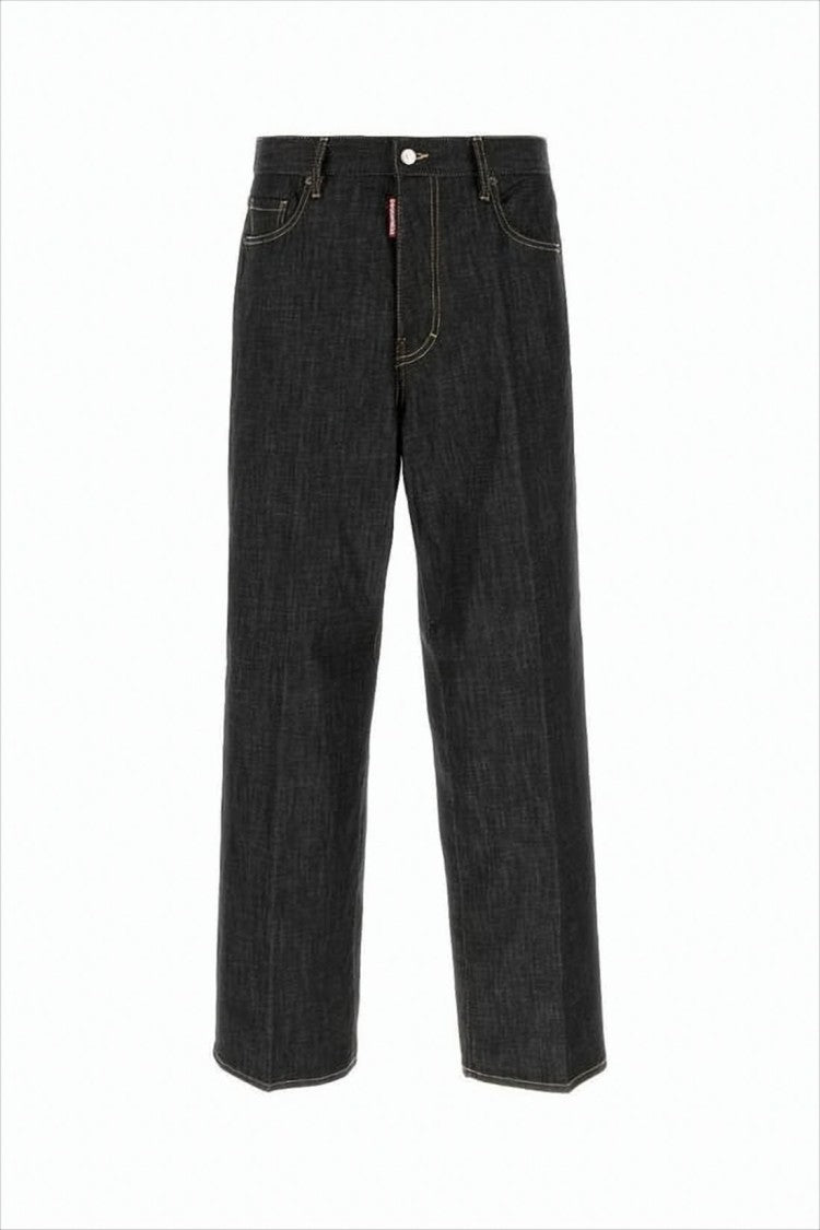 Dsquared2 Dark Indigo Straight-Leg Denim Pants
