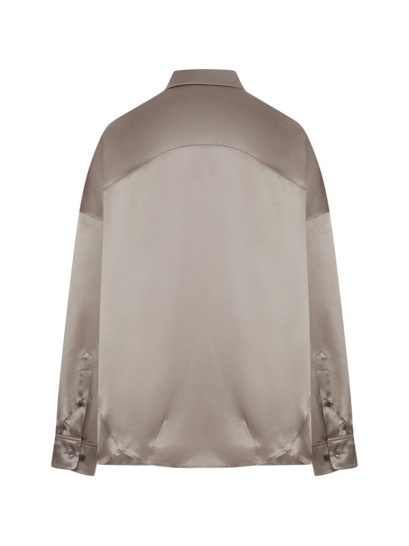 Dries Van Noten Silk-Blend Shirt With Classic Collar