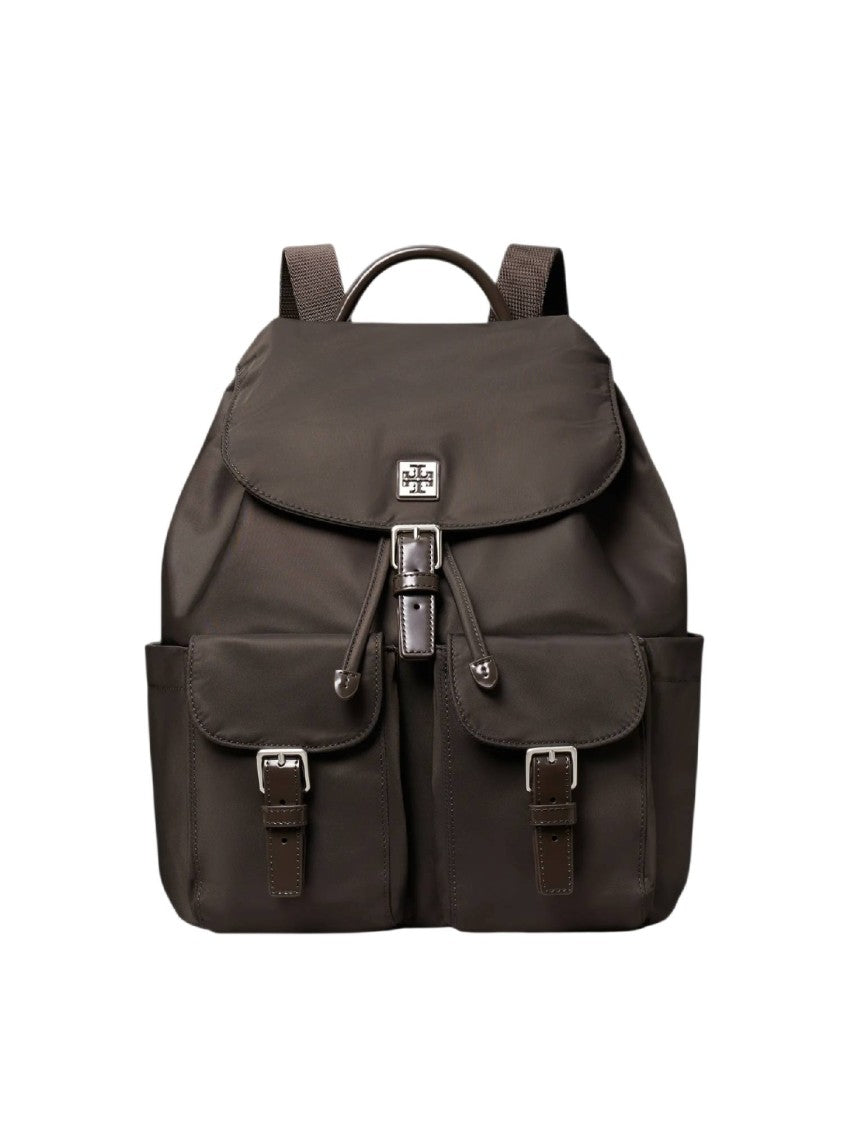 Tory Burch Virginia Flap Top Buckle Closure Backpack