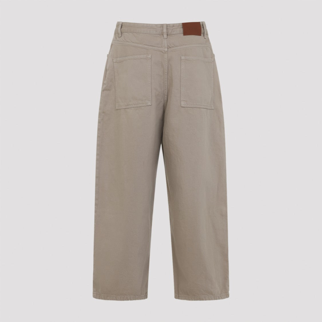 Studio Nicholson Paolo Beige Cotton Jeans