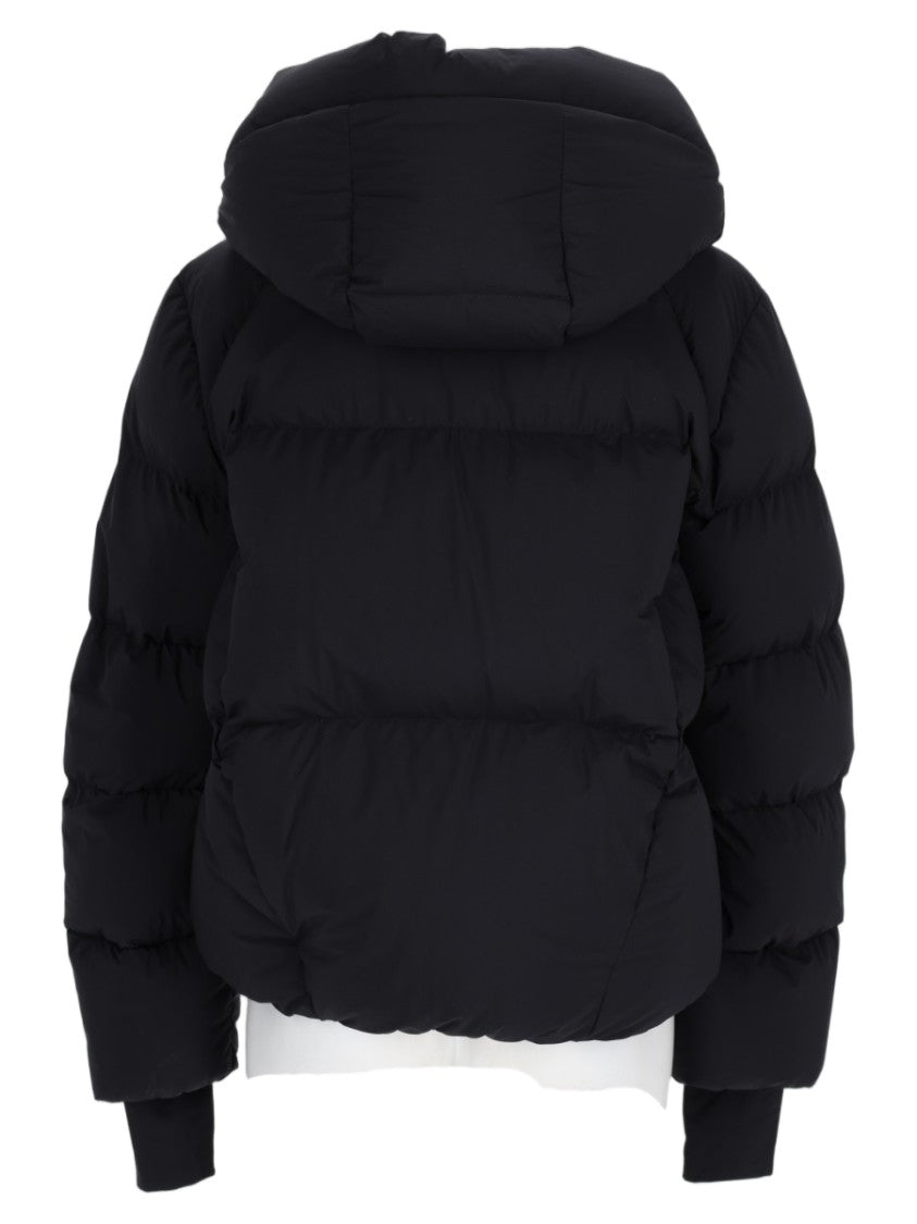 Moncler Grenoble Black Padded Short Hooded Nylon Jacket