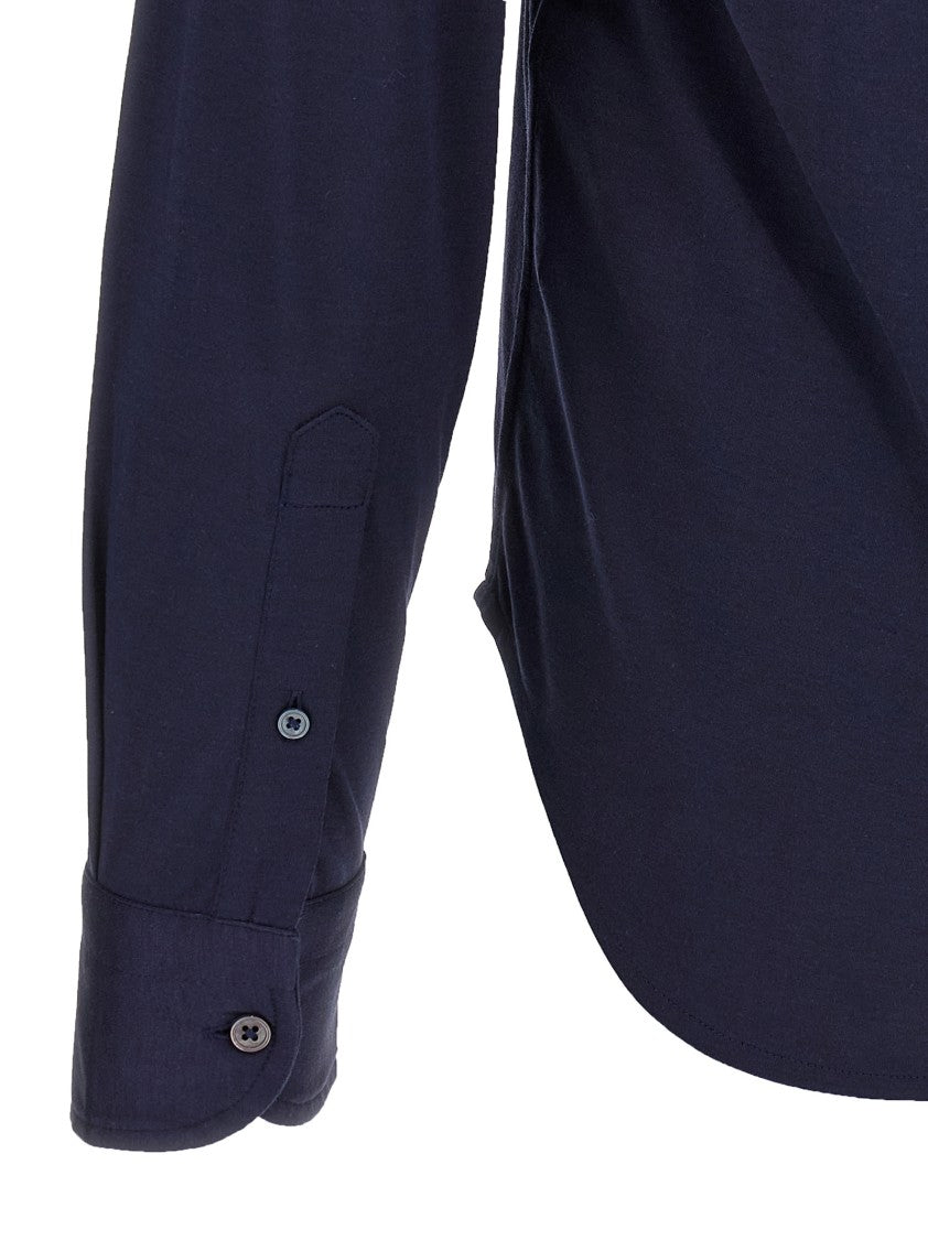 Tom Ford Silk-Cotton Blend Button-Down Shirt