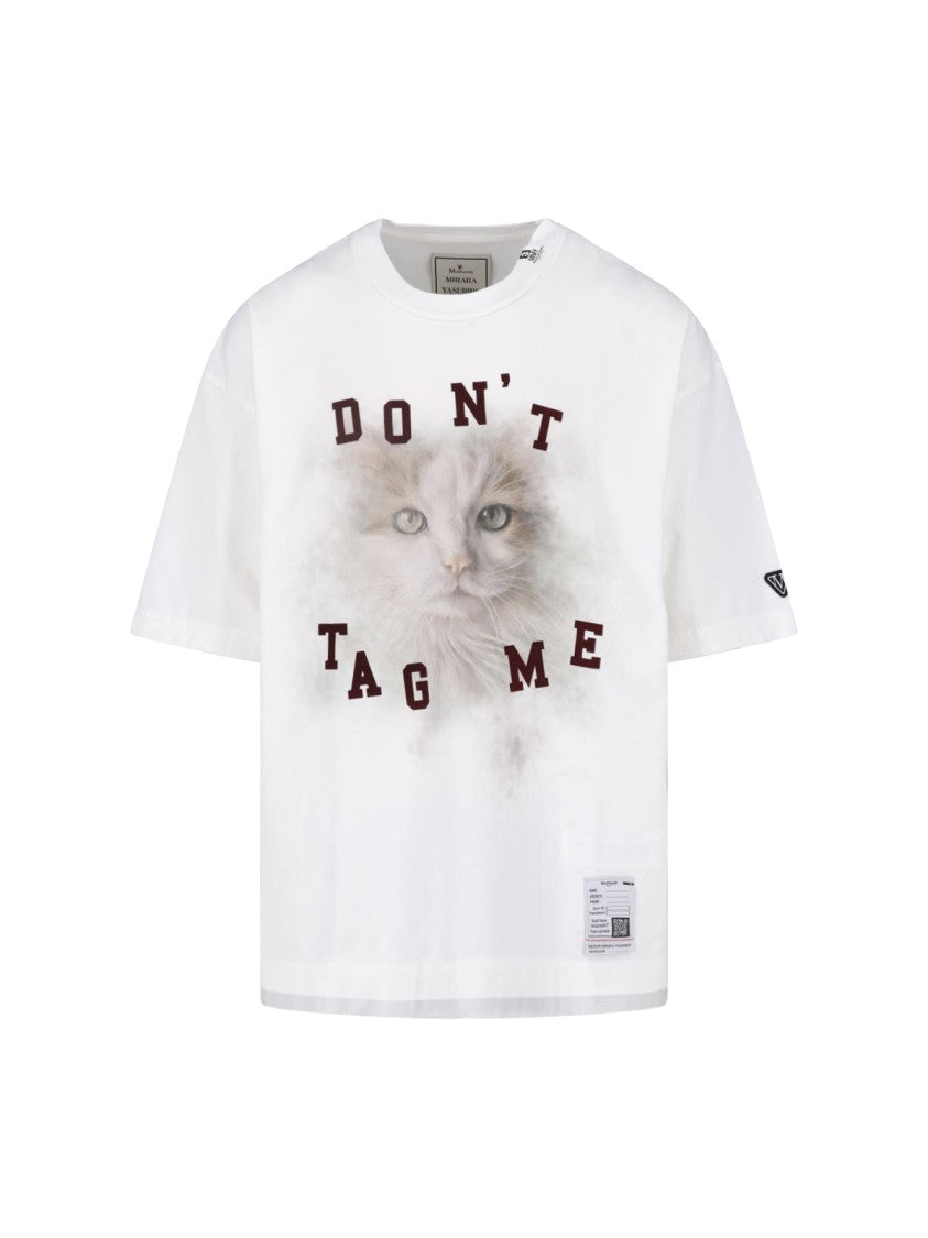 Maison Mihara Yasuhiro White Printed Cotton T-Shirt