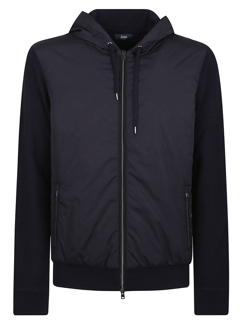 Herno Classic Cut Black Cotton Jacket