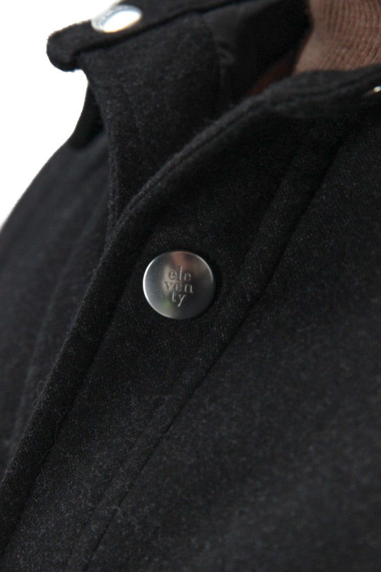 Eleventy 14 Micron Wool Jacket With Press-Stud Buttons