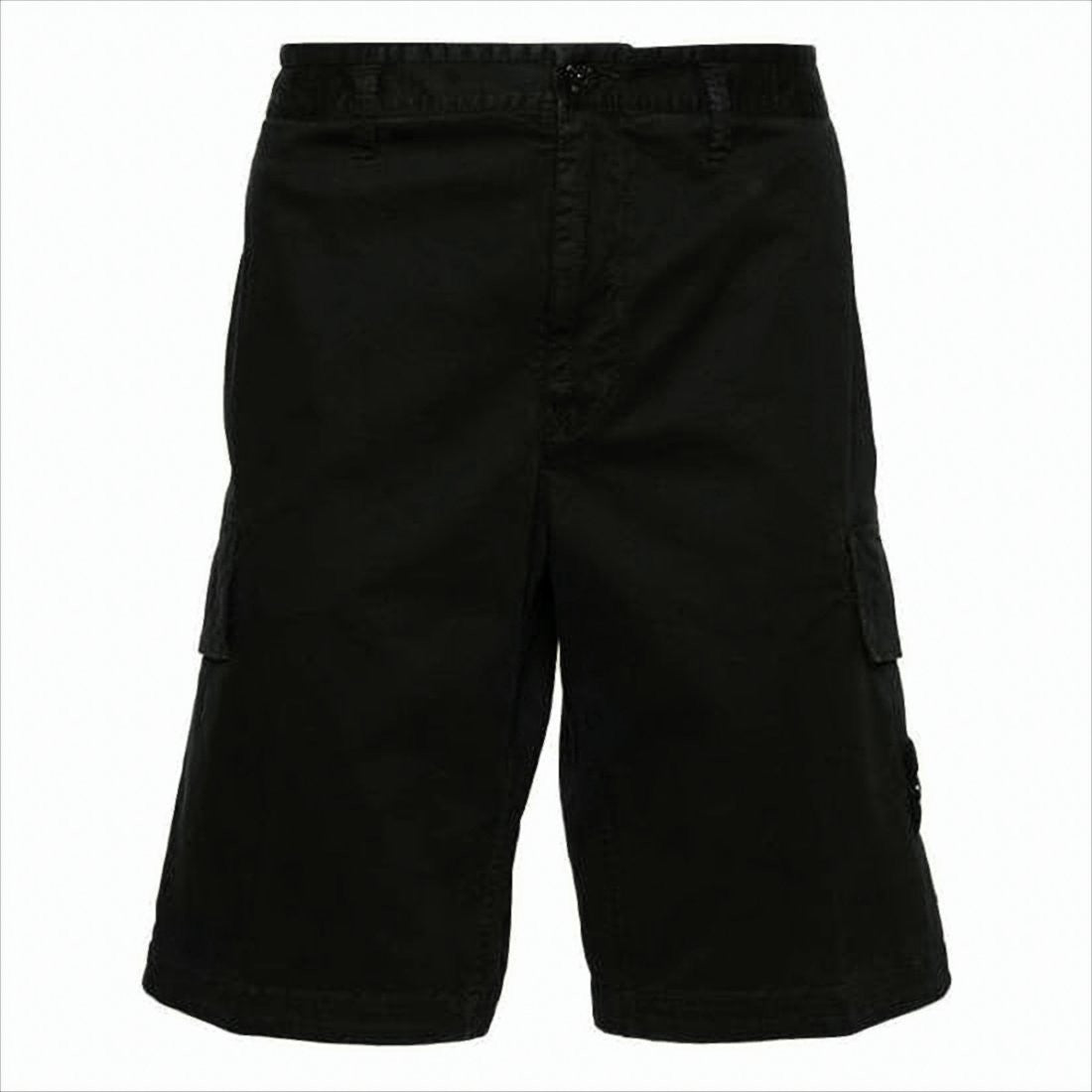 Stone Island Relaxed-Fit Cargo Shorts With Multiple Pockets