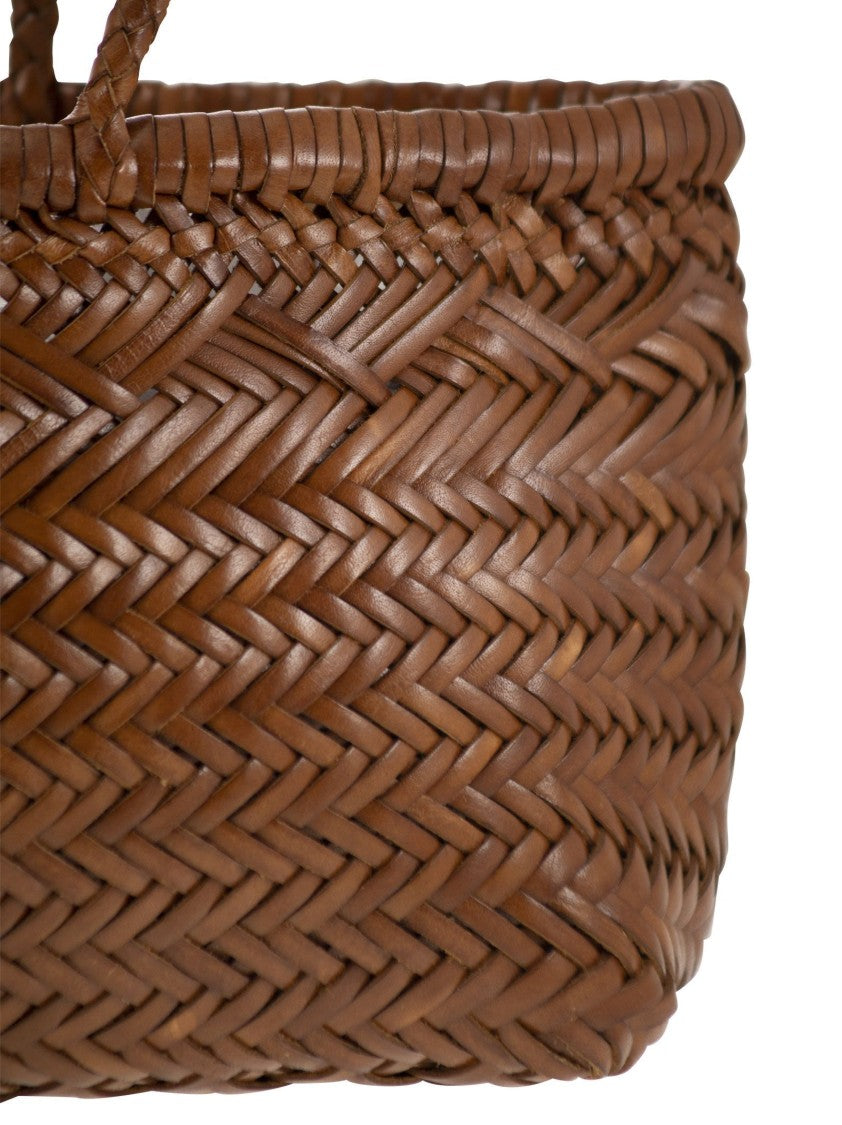 Dragon Triple Jump Small - Woven Leather Bag