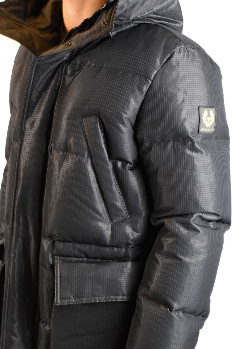 Belstaff Black Nylon Quilted Down Jacket