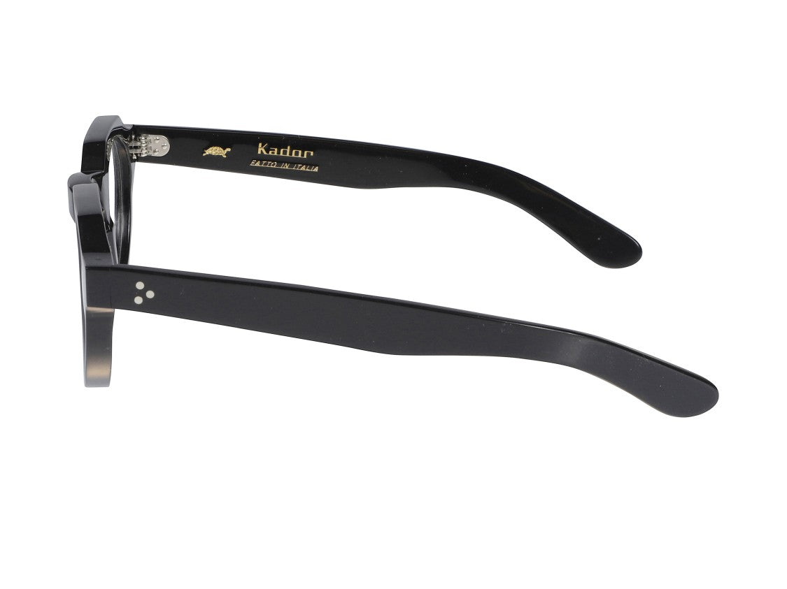 Kador Silver Spike Angular Geometric Eyeglasses