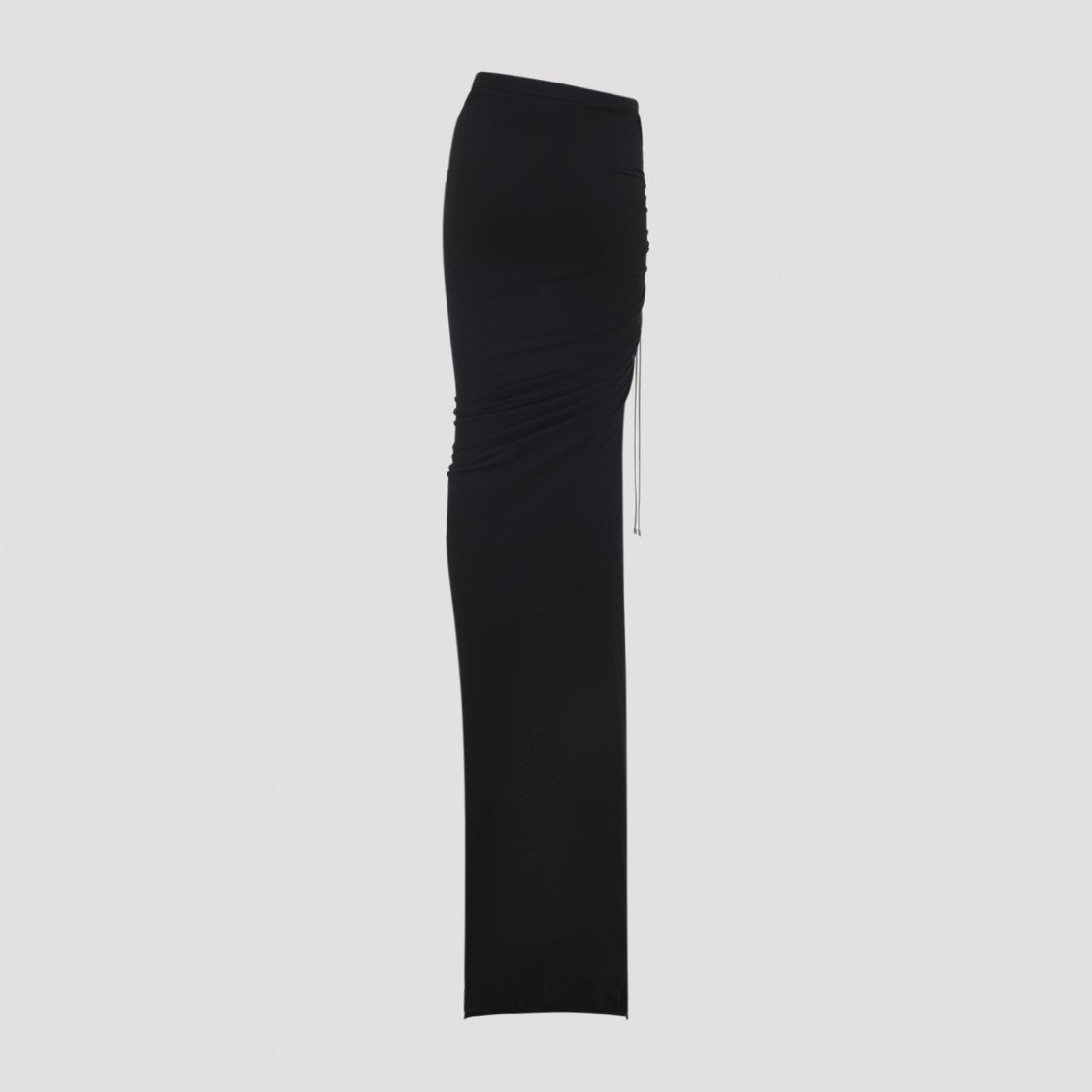 Moncler X Rick Owens Floor-Length Ruched Skirt With Adjustable Drawstring Detail