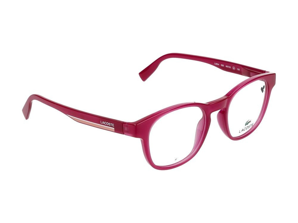 Lacoste Eyeglasses L3654 526 Cyclamen White Lumi 46/18/135