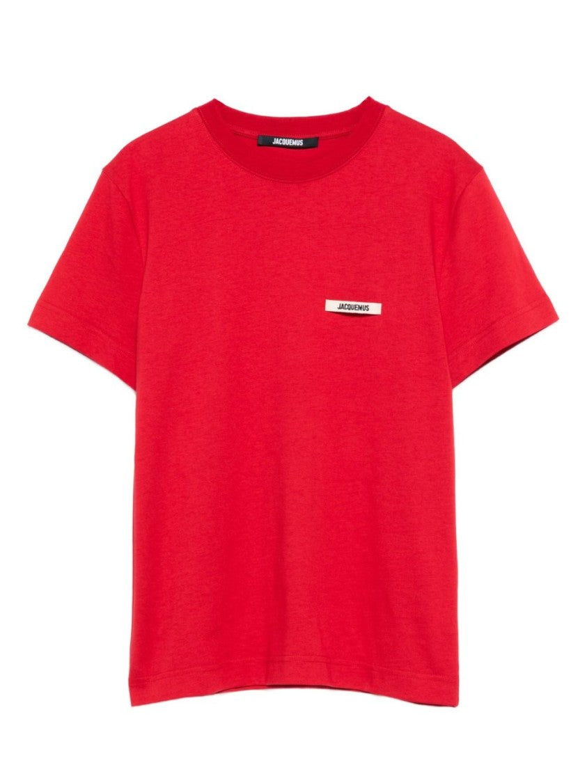Jacquemus Crew Neck Red Top